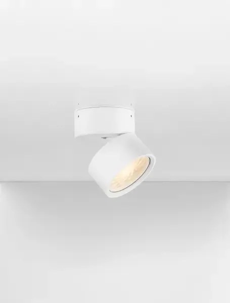 Minimalické bodové svietidlo Pull Biela