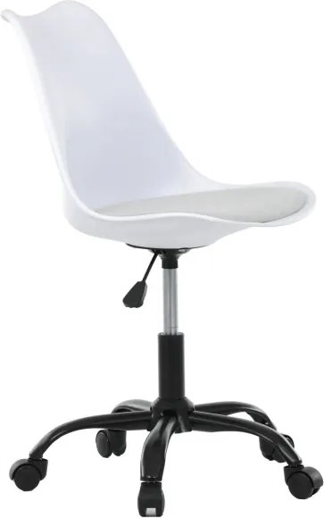 Kancelárska stolička biela KA-X7055 WT