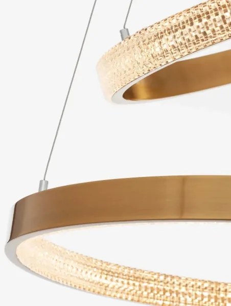 LED luster Preston 2 60 zlaté