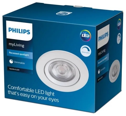 Philips - LED Stmievateľné podhľadové svietidlo DIVE LED/5W/230V 2700K