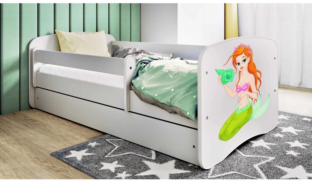 Detská postieľka Babydreams morská panna biela