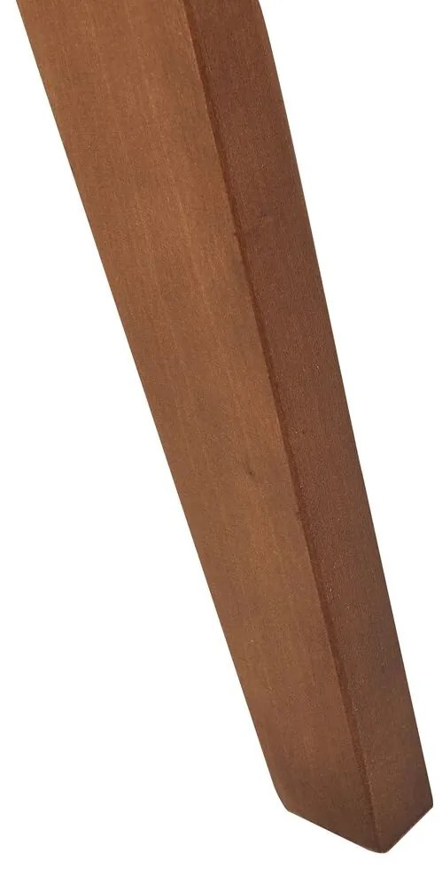 Drevená stolička s ratanovým výpletom hnedá/svetlé drevo WESTBROOK Beliani