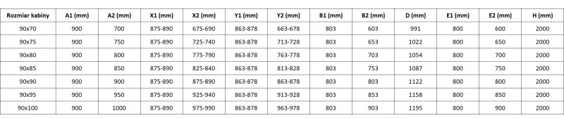 Mexen Mist-B Duo, 2-krídlový výklopný sprchový kút 90 x 90 cm, číre sklo, chrómový profil, 8A2-090-090-01-00
