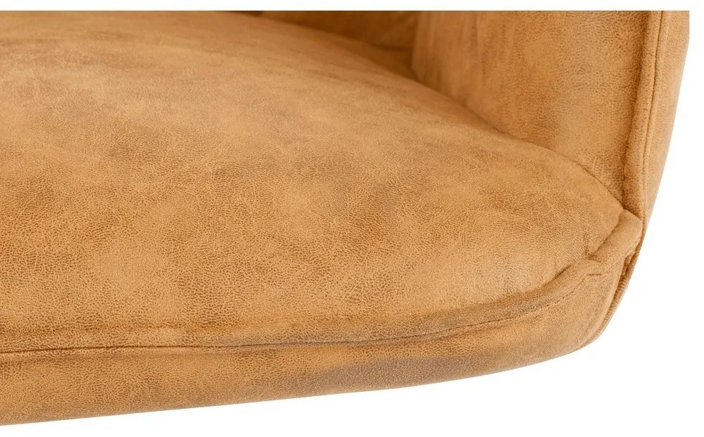 Žlté čalúnené jedálenské kreslá v súprave 2 ks Preston – Støraa