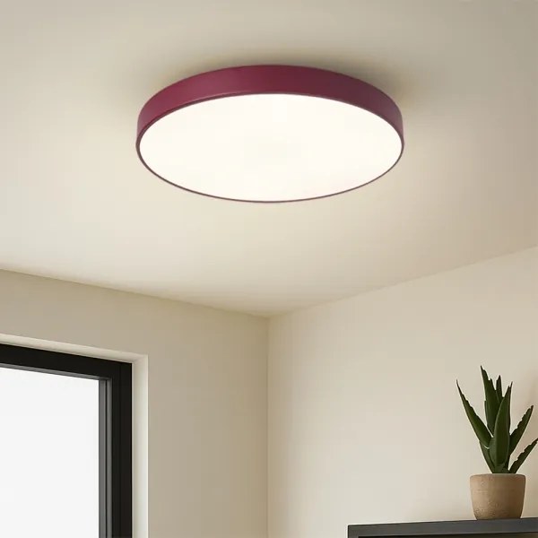 BRILAGI-LED stmievateľné stropné svietidlo POOL LED/48W/230V 3000-6000K 40 cm bordová+DO