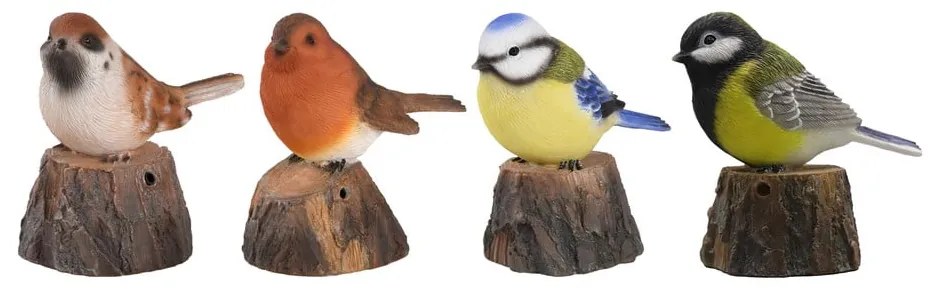 Polyresinová záhradná soška spievajúci vtáčik – Esschert Design