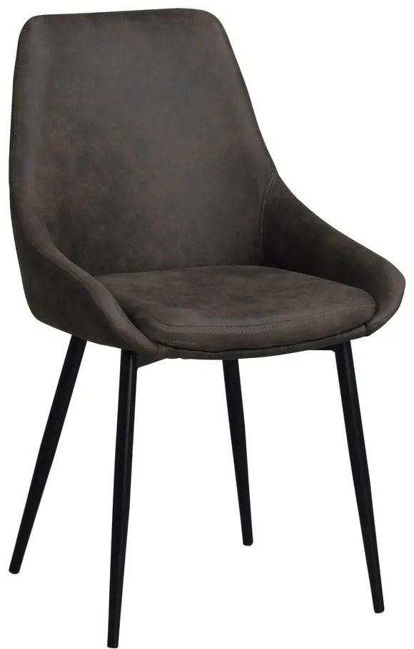 Tmavosivé jedálenské stoličky v súprave 2 ks Sierra – Rowico