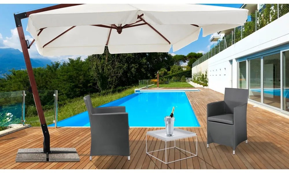 Sivá kovová záhradná stolička Bali - Tomasucci