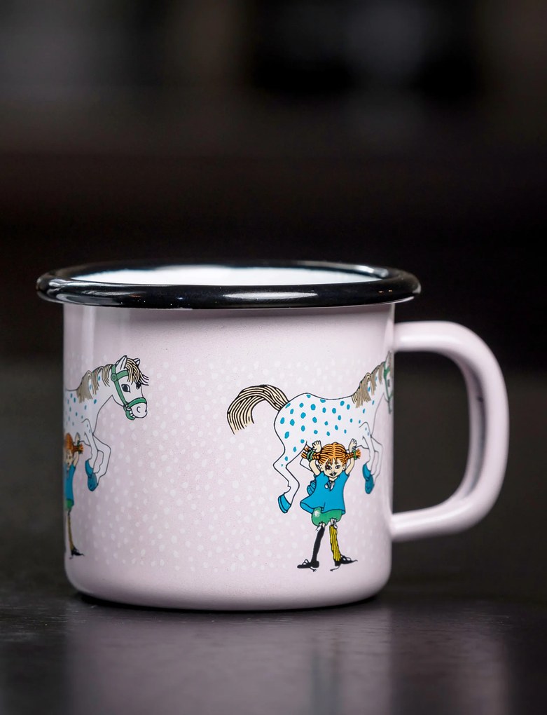 Hrnček Muurla Pippi Dlhá pančucha Pippi a pán Nilsson 150 ml