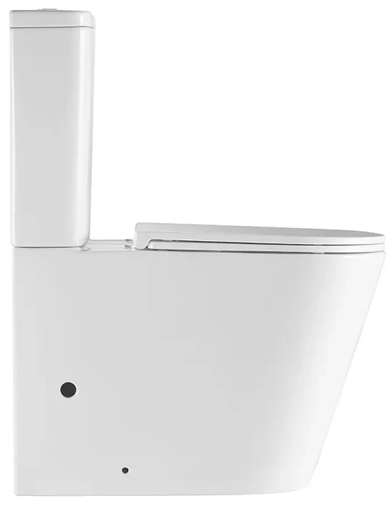 Mereo Mereo, WC kombi, vyvýšené, vario odpad, kapotované, Smart Flush RIMLESS, keramické, vr. sedátka, MER-VSD92T1
