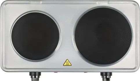 G3Ferrari G10122 - Dvojplatničkový elektrický varič 2500W/230V nerezové prevedenie