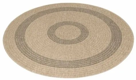 Vopi Kusový koberec Comilla 0886 black, priemer 120 cm
