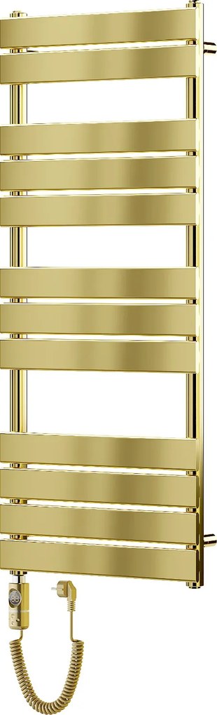 Mexen Ceres, elektrické vykurovacie teleso 1200 x 500 mm, 600 W, zlatá lesklá, W111-1200-500-2600-50