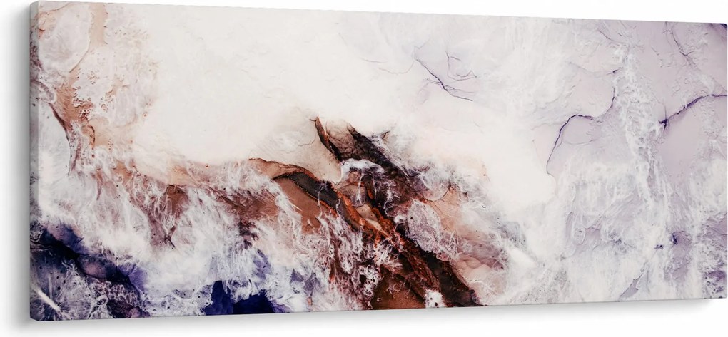 Obraz - Fialový mramor N⁰1 (120x50 cm)
