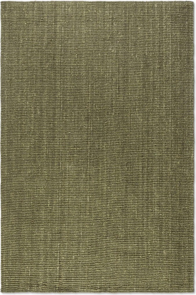 Hanse Home, Kusový koberec Bouclé Jute 105977 Jungle Green, 80x150, zelená, chodba / predsieň