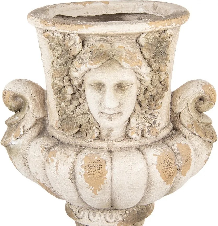 Béžový antik kvetináč v barokovom štýle Baroque - 36*38*50 cm