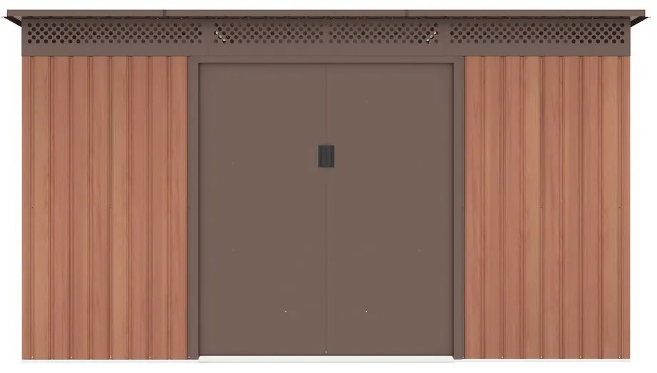 Záhradný domček G21 GRAH 915 - 340 x 269 cm, hnedý 6390096