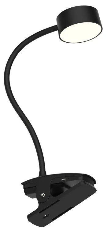 TOP LIGHT Stolová lampička Bella KL C, Čierna