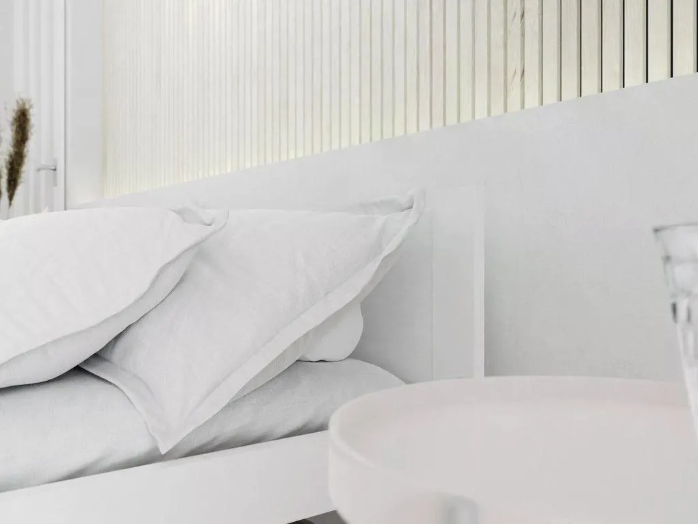 Posteľ IKAROS 80 x 200 cm, biela Rošt: S lamelovým roštom, Matrac: Matrac SOMMERA 18 cm