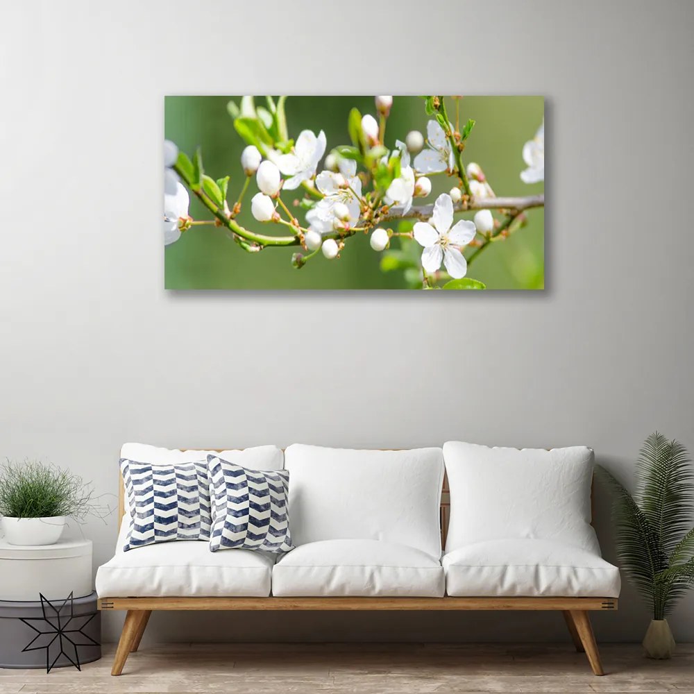 Obraz Canvas Kvety vetvy listy sad 140x70 cm