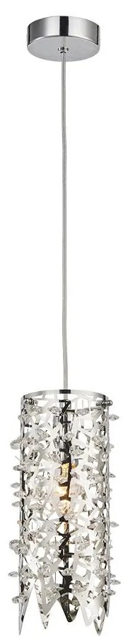 LUXERA 64365 - Krištáľový luster na lanku VITRA 1xE14/40W/230V