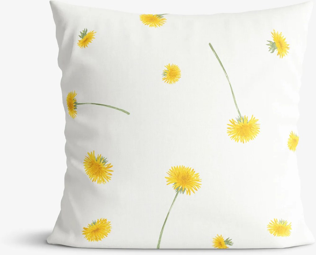 Goldea bavlnená obliečka na vankúš - púpavy 30 x 50 cm