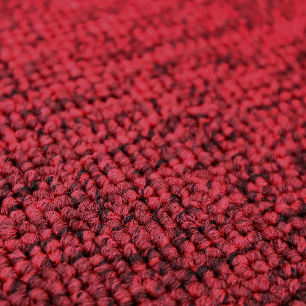 Metrážny koberec Debut 35, na mieru, šíře 4m, červená, filc, detská izba, Betap