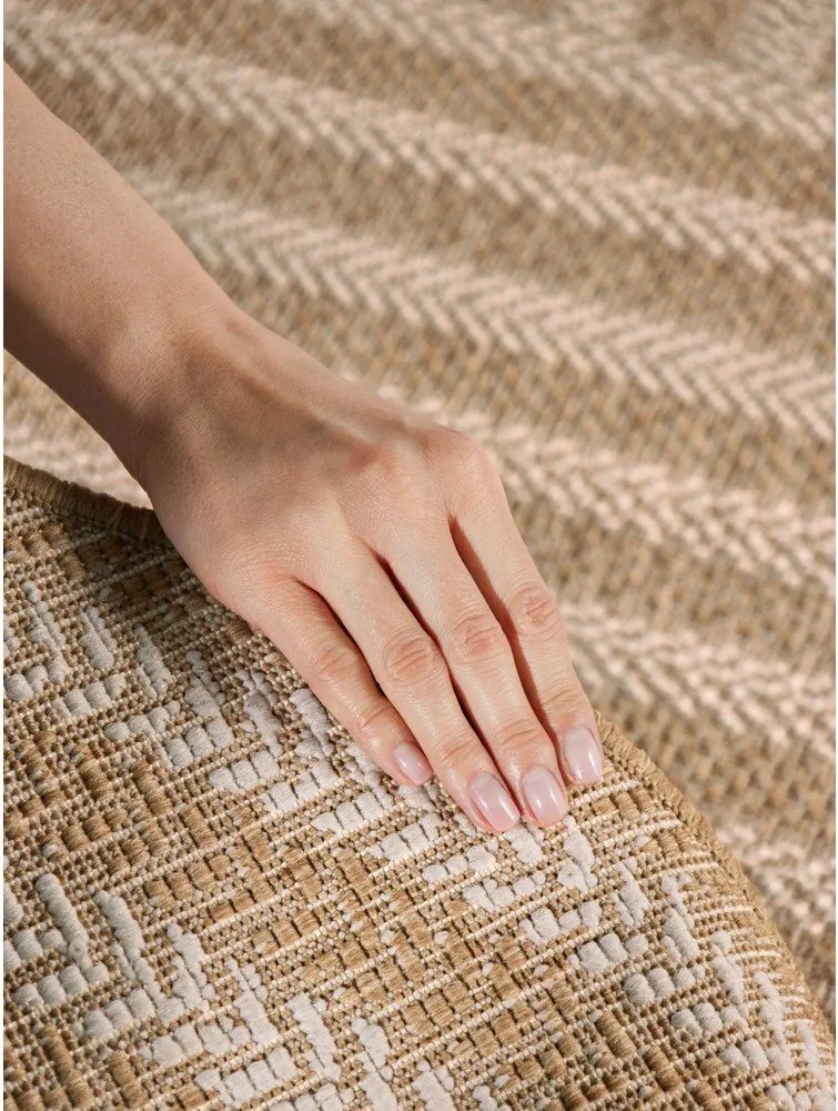 Krémový/v prírodnej farbe vnútorný a vonkajší koberec 160x230 cm Haringey Woodfield – Ted Baker