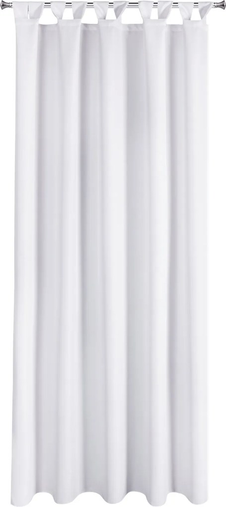 ZÁHRADNÝ VODEODOLNÝ ZÁVES NA PÚTKACH GARDEN 155X220 CM BIELA