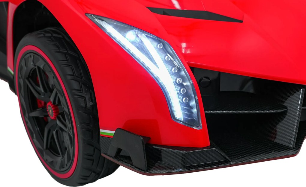 Ramiz Lamborghini Veneno Červené vozidlo