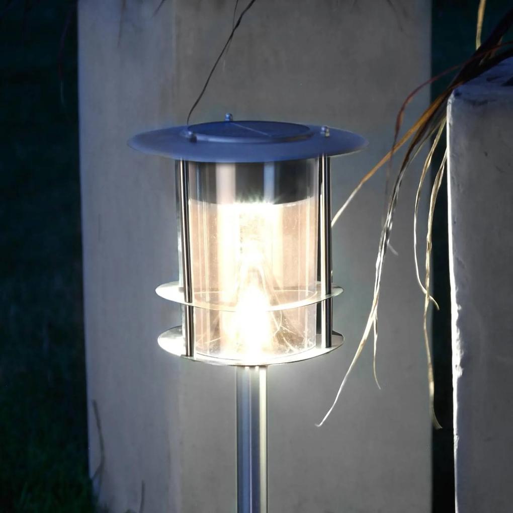 S hrotom do zeme – solárna LED lampa Garden Stick