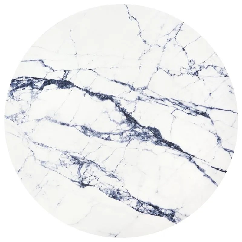 KONFERENČNÝ STOLÍK MANUEL BIELY MRAMOR / ZLATÝ