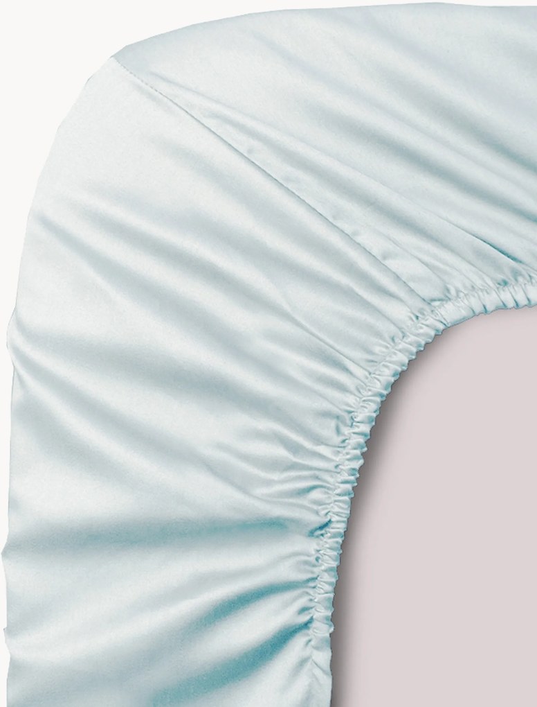 Elastická plachta z bavlneného saténu Boxspring Ava