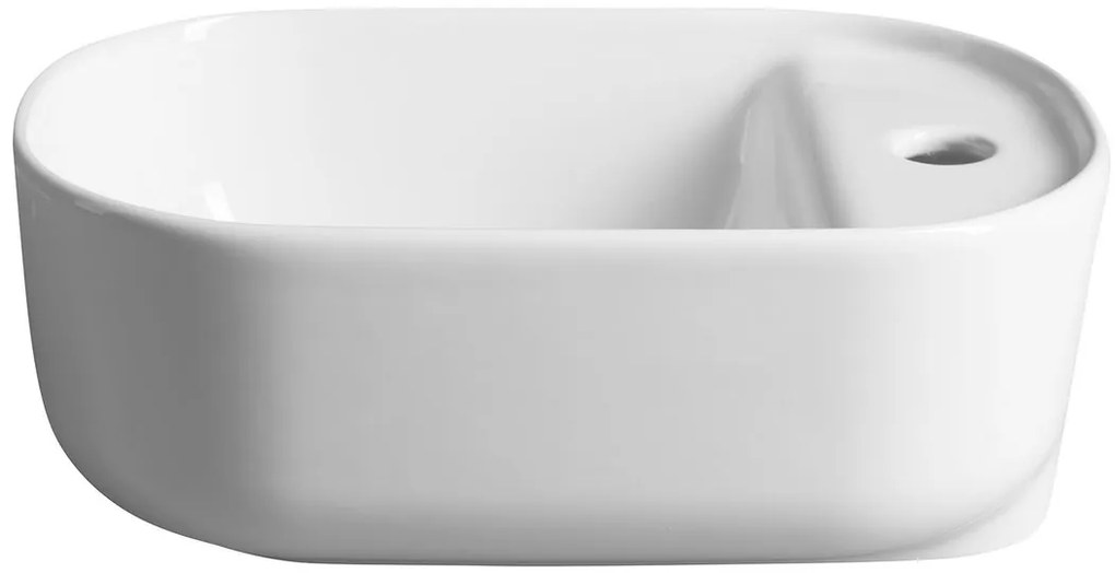 Sapho, MANAKI keramické umývadlo 42x28 cm, biela, TU0076