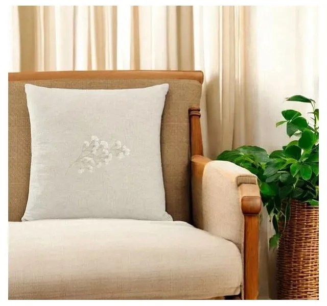 Obliečka na vankúš s prímesou bavlny 45x45 cm – Mila Home