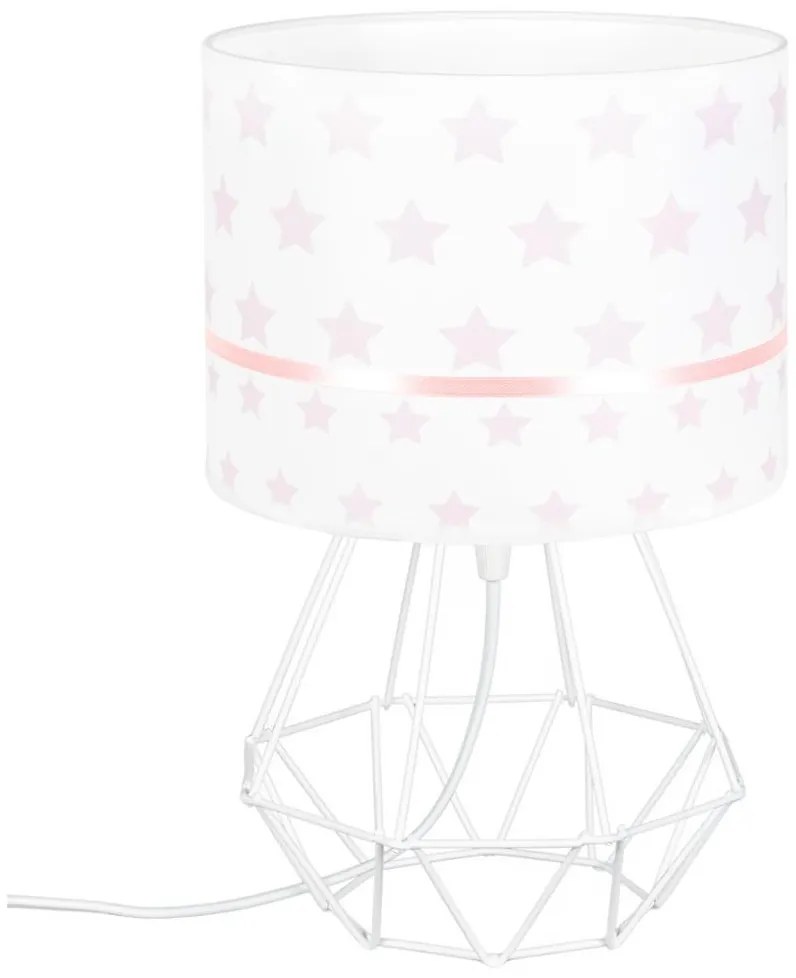 Detská lampička PIKKI 1xE27/60W/230V ružová