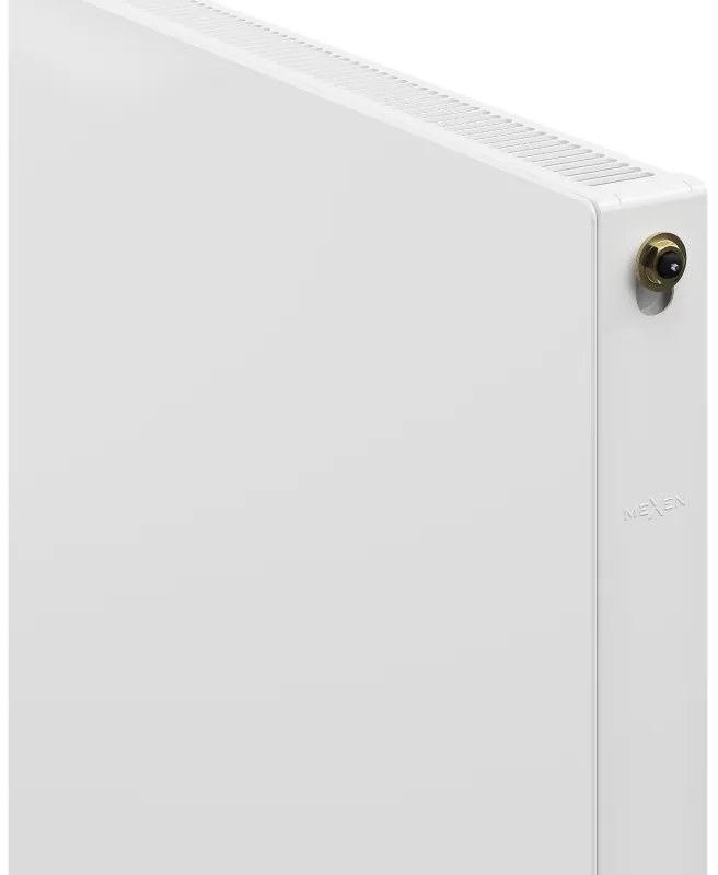 Mexen, Mexen Flat CVF11 panelový radiátor 600 x 1100 mm, spodné pripojenie, 862 W, biely - W611F-060-110-00