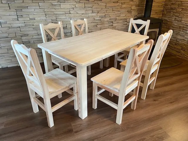 Jedálenská zostava Selka nábytok 1+6 malý stôl