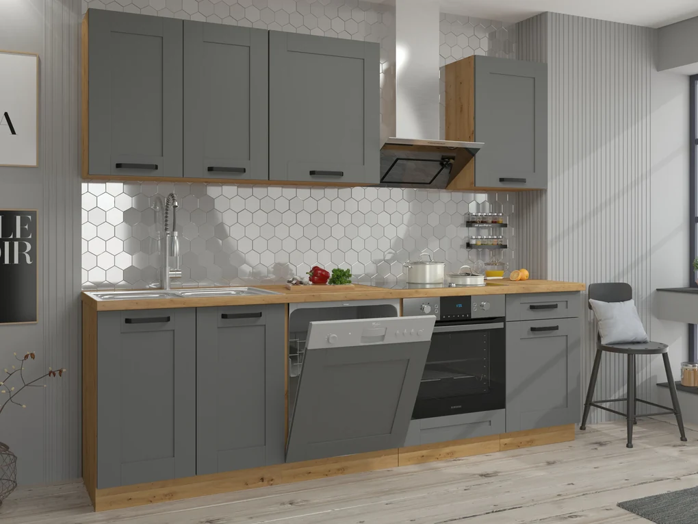 Dolný kuchynský regál Lucid 30 D ZAK BB (dub artisan). Vlastná spoľahlivá doprava až k Vám domov. 1045638