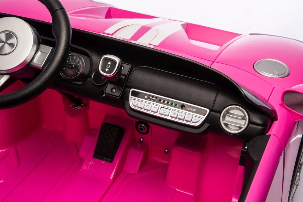 Elektrické autíčko pre deti Ford GT ružové