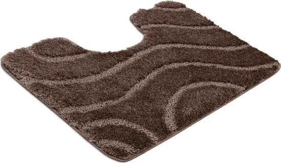 Sada kúpeľňových koberčekov SUPREME WAVES vlny, hnedá