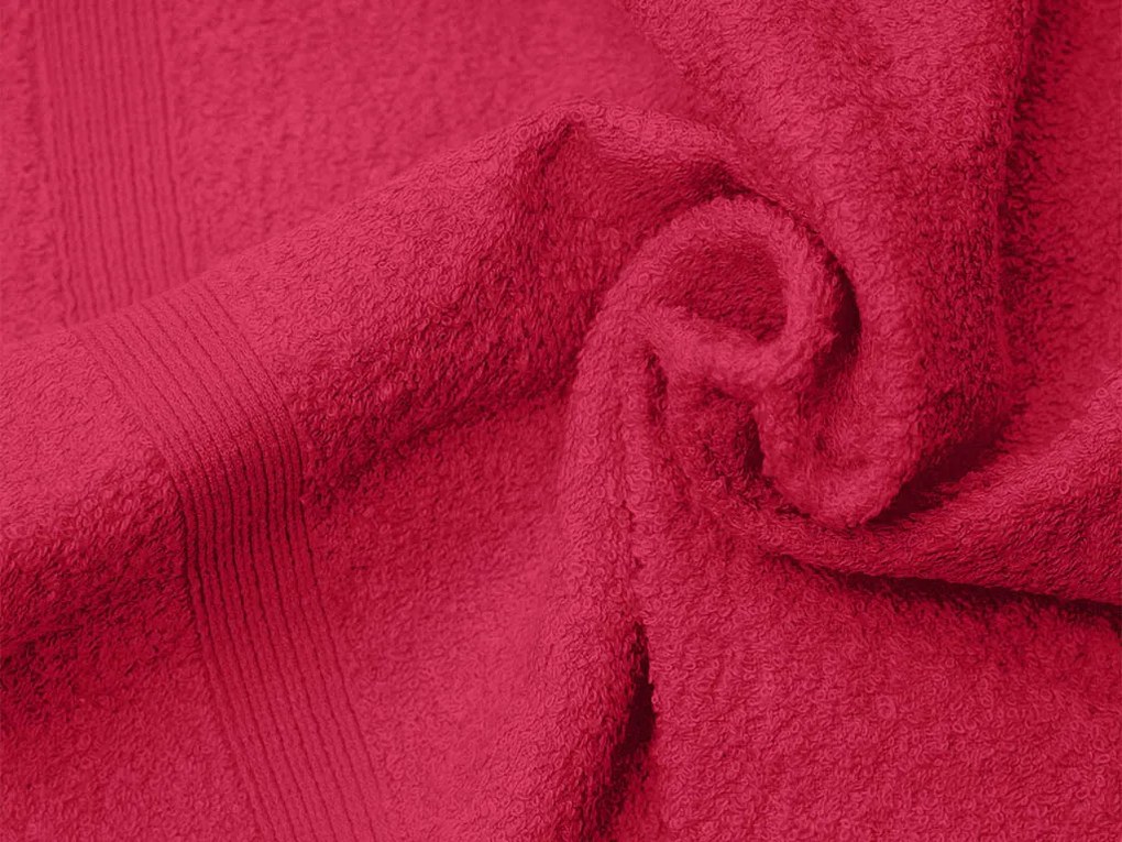 Uterák ELEGANZA 50x100 cm vínový, 100% bavlna