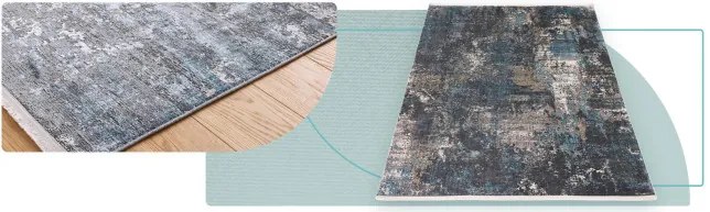 Koberec Split Z268A krémový / tmavosivý