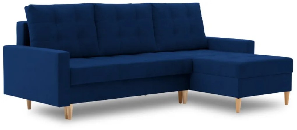 Rohová rozkladacia sedačka AVALON, 227x92x148, kronos 09, pravá
