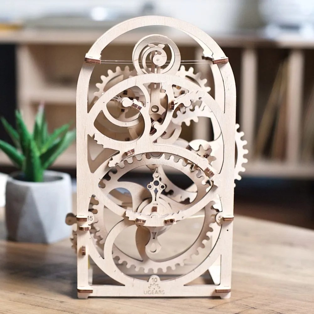 Ugears 3D puzzle Hodiny časovač 20min 107 ks