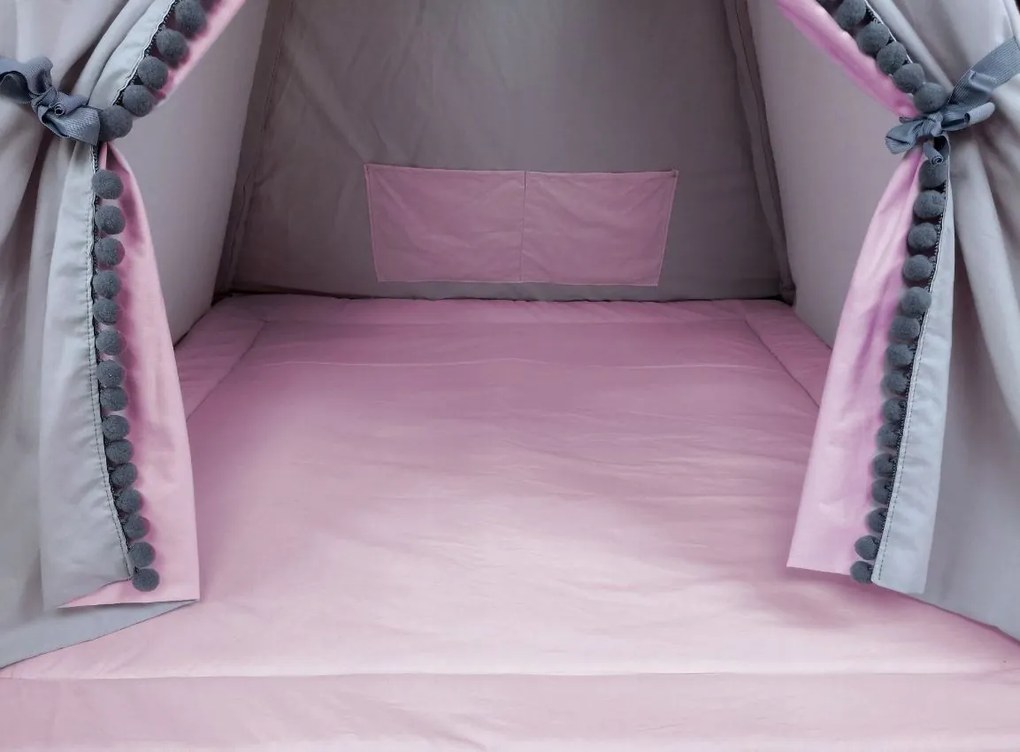 Detský stan TEEPEE (TÝPIE) SOFT s doplnkami - RUŽOVÝ