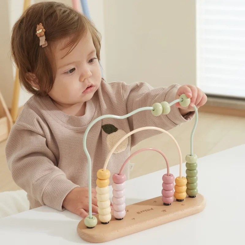 Moje prvé počítadlo s korálkami – drevené vzdelávacie počítadlo pre deti