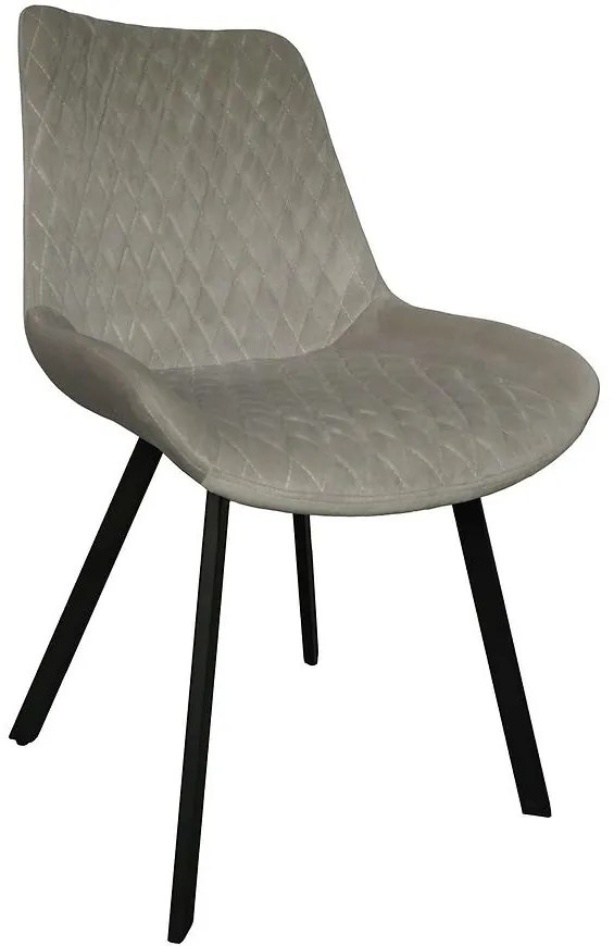 Stolička Kansas sivá