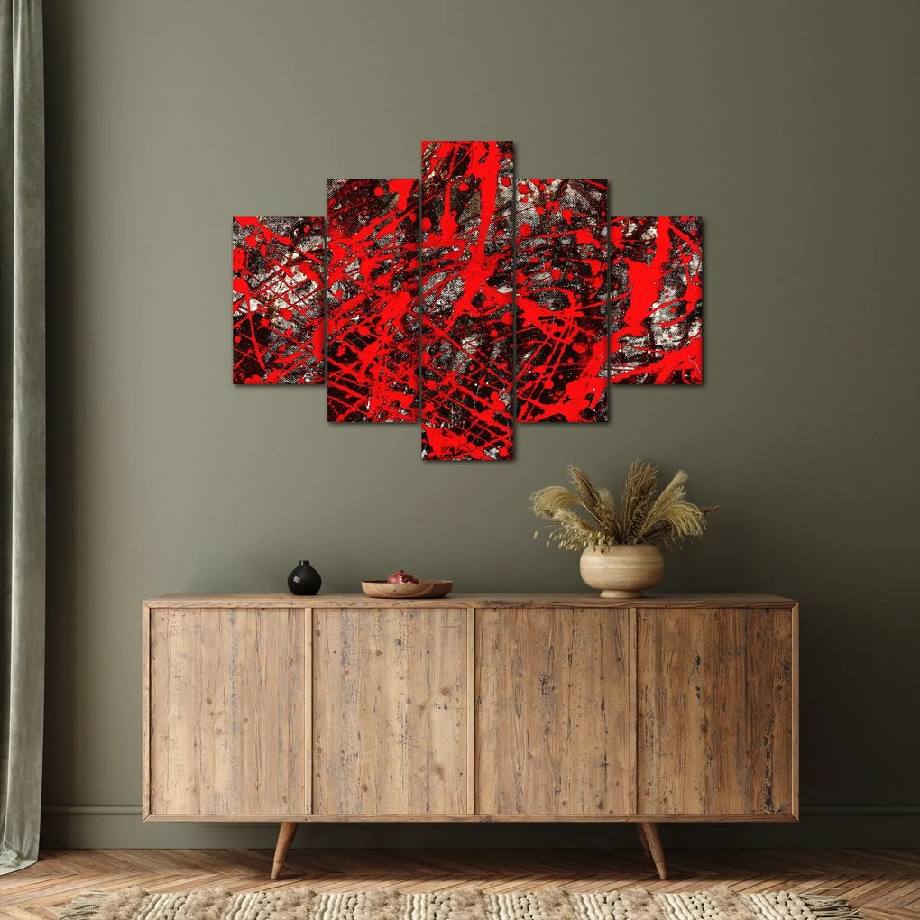 Obraz - Expresívne abstrakcie (150x105 cm)
