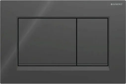 Geberit 115.883.DW.1 - Splachovacie tlačidlo Sigma30 24,6x16,4 cm čierne